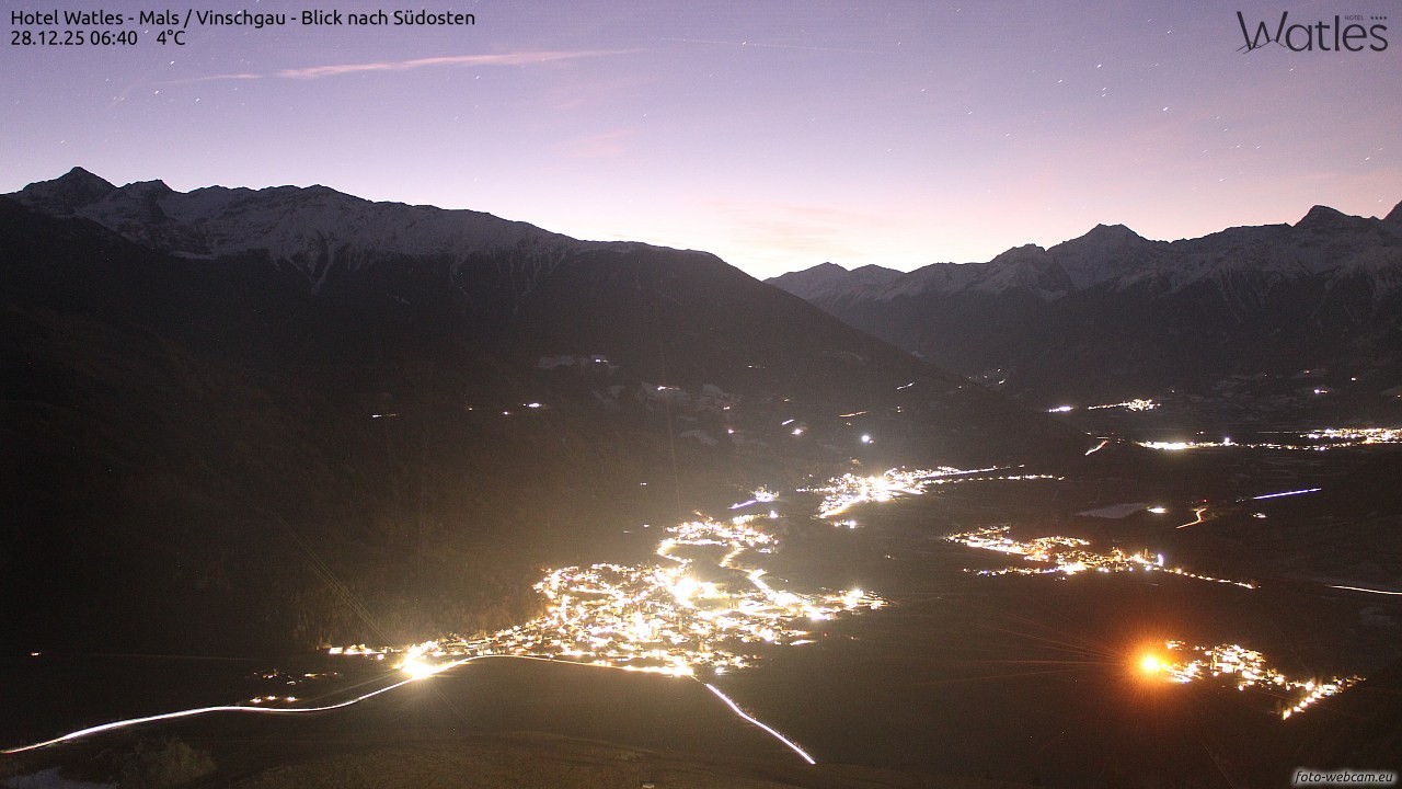 Archiv Foto Webcam Panoramablick vom Hotel Watles