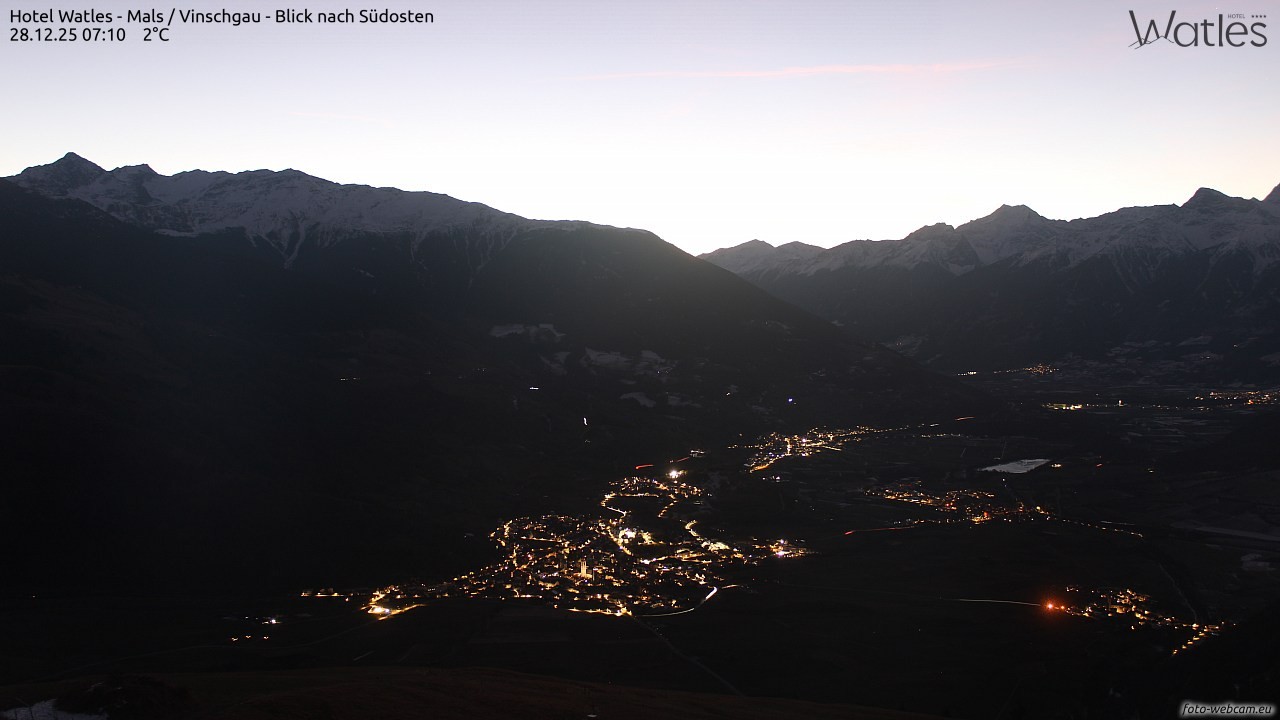 Archiv Foto Webcam Panoramablick vom Hotel Watles