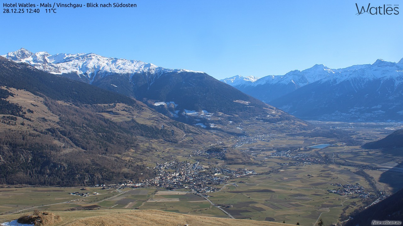 Archiv Foto Webcam Panoramablick vom Hotel Watles