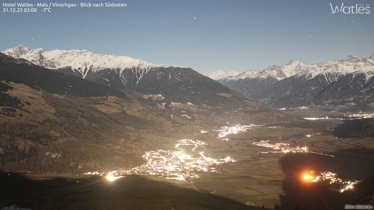 Archiv Foto Webcam Panoramablick vom Hotel Watles