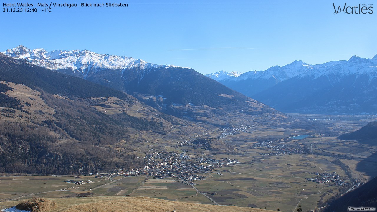 Archiv Foto Webcam Panoramablick vom Hotel Watles