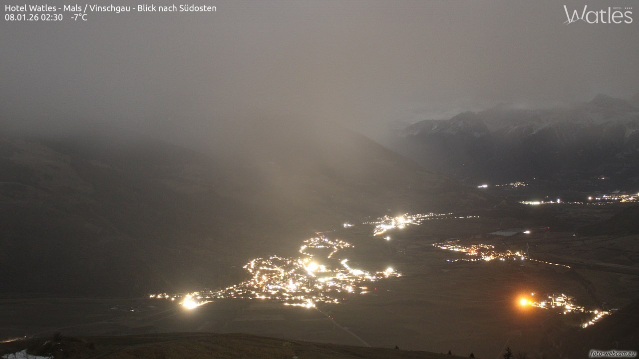 Archiv Foto Webcam Panoramablick vom Hotel Watles