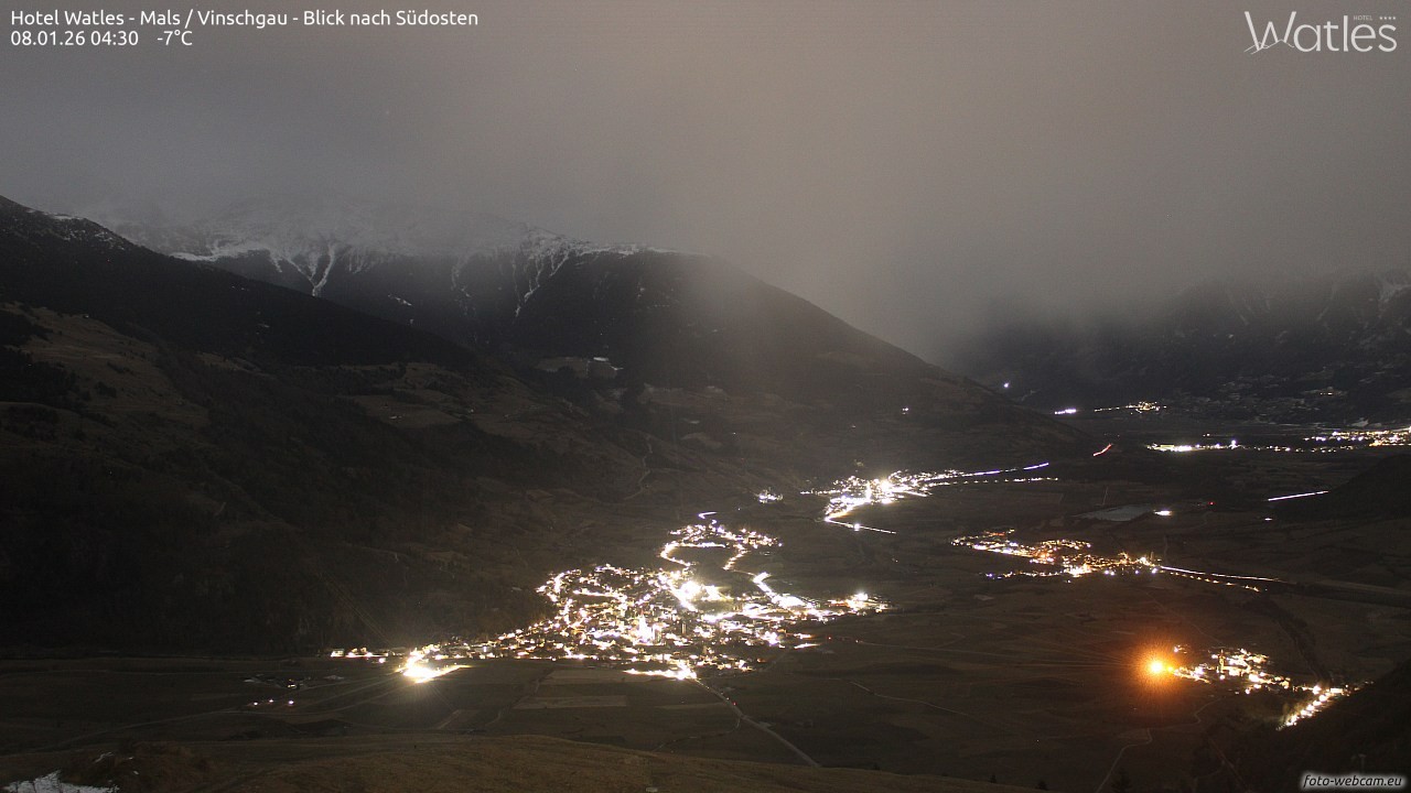 Archiv Foto Webcam Panoramablick vom Hotel Watles