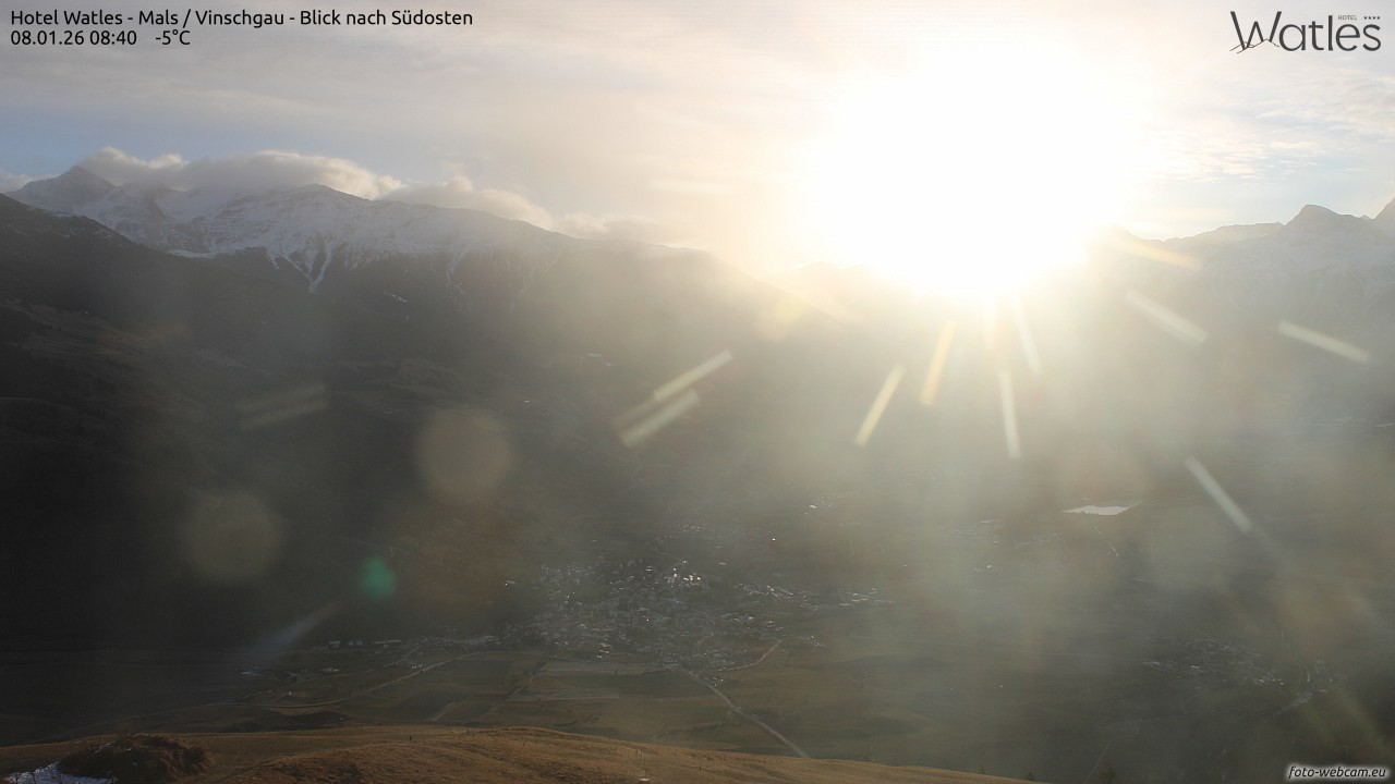 Archiv Foto Webcam Panoramablick vom Hotel Watles