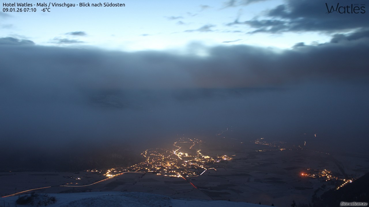 Archiv Foto Webcam Panoramablick vom Hotel Watles