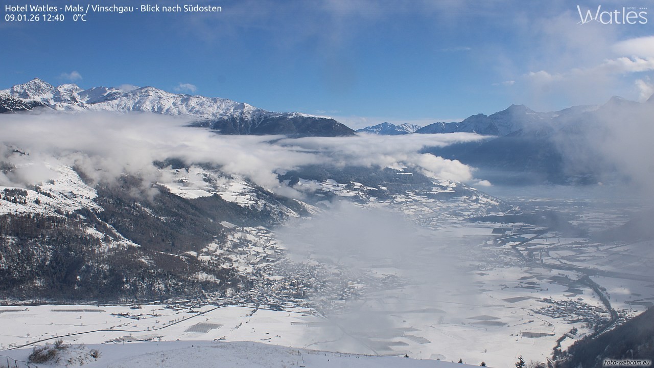 Archiv Foto Webcam Panoramablick vom Hotel Watles