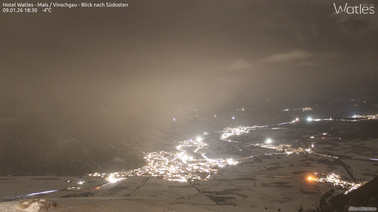 Archiv Foto Webcam Panoramablick vom Hotel Watles