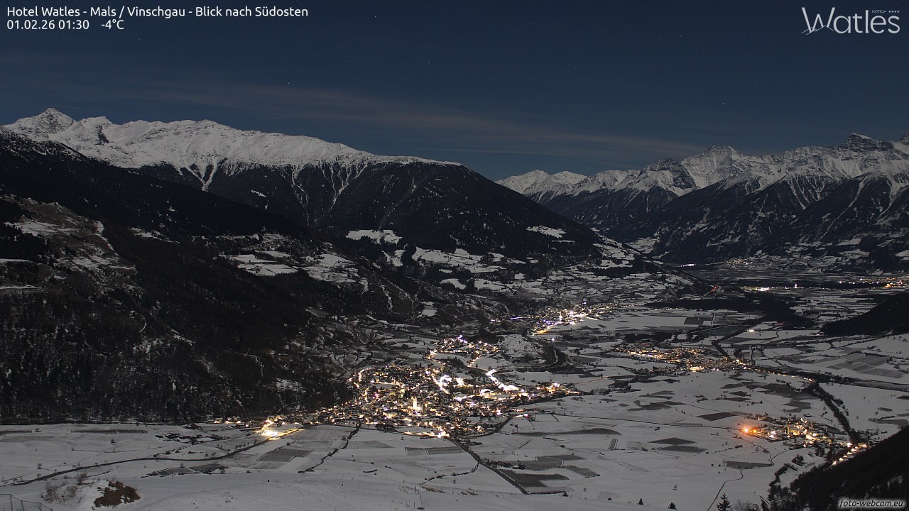 Archiv Foto Webcam Panoramablick vom Hotel Watles