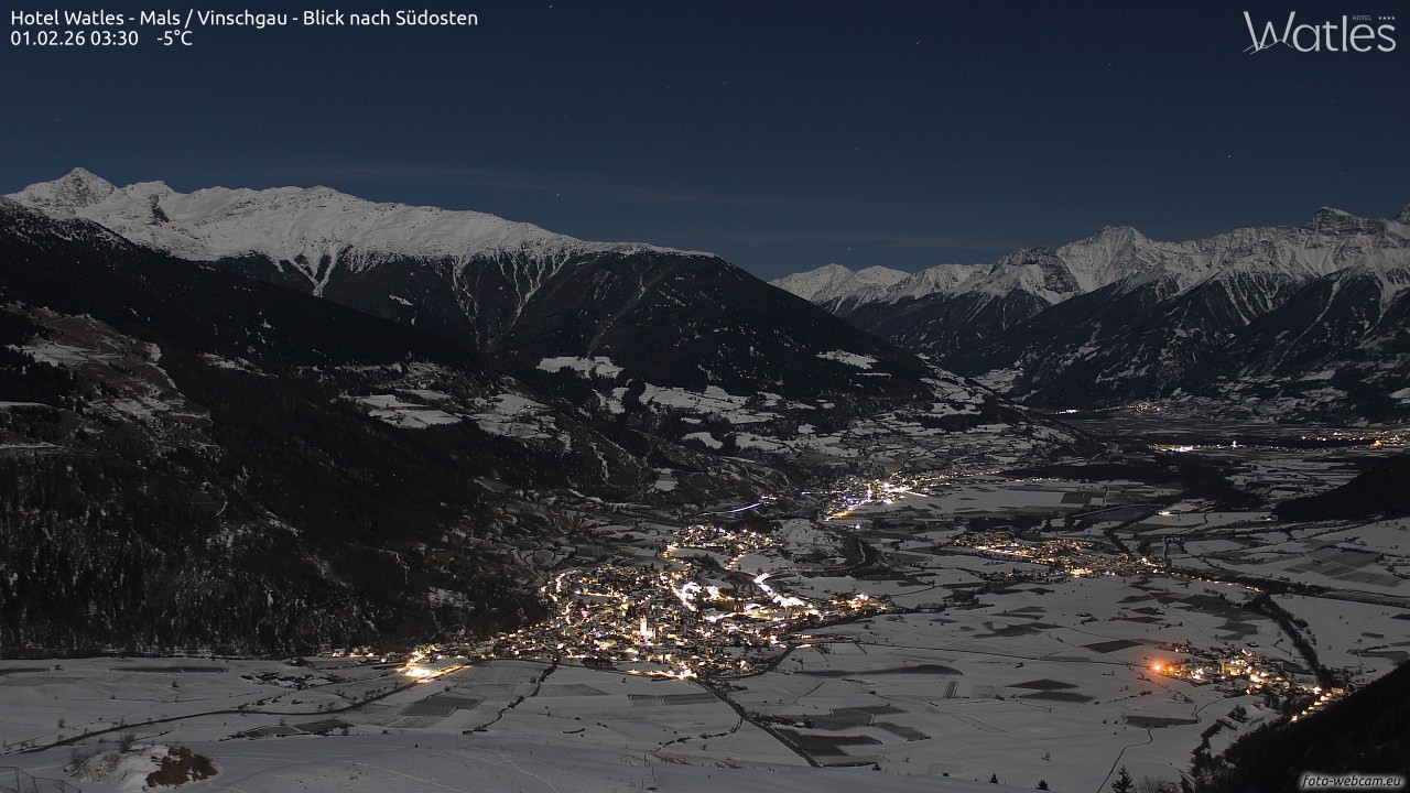 Archiv Foto Webcam Panoramablick vom Hotel Watles