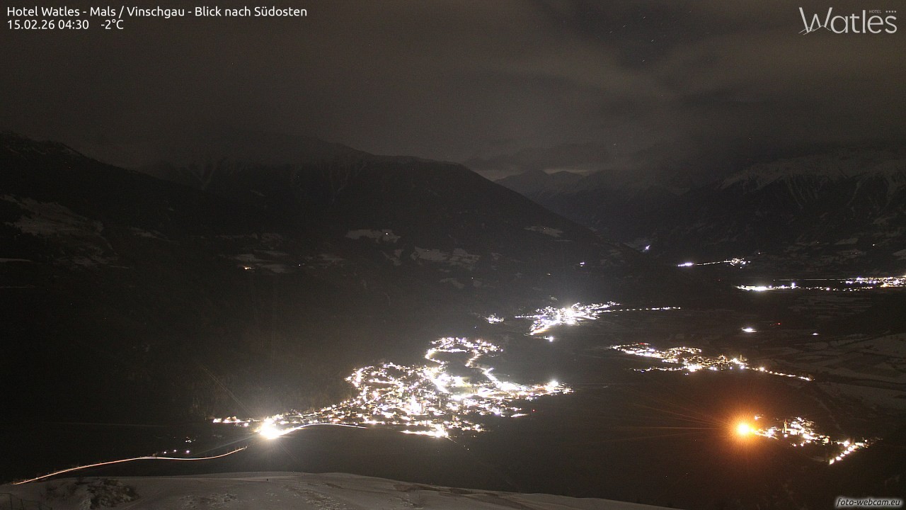 Archiv Foto Webcam Panoramablick vom Hotel Watles