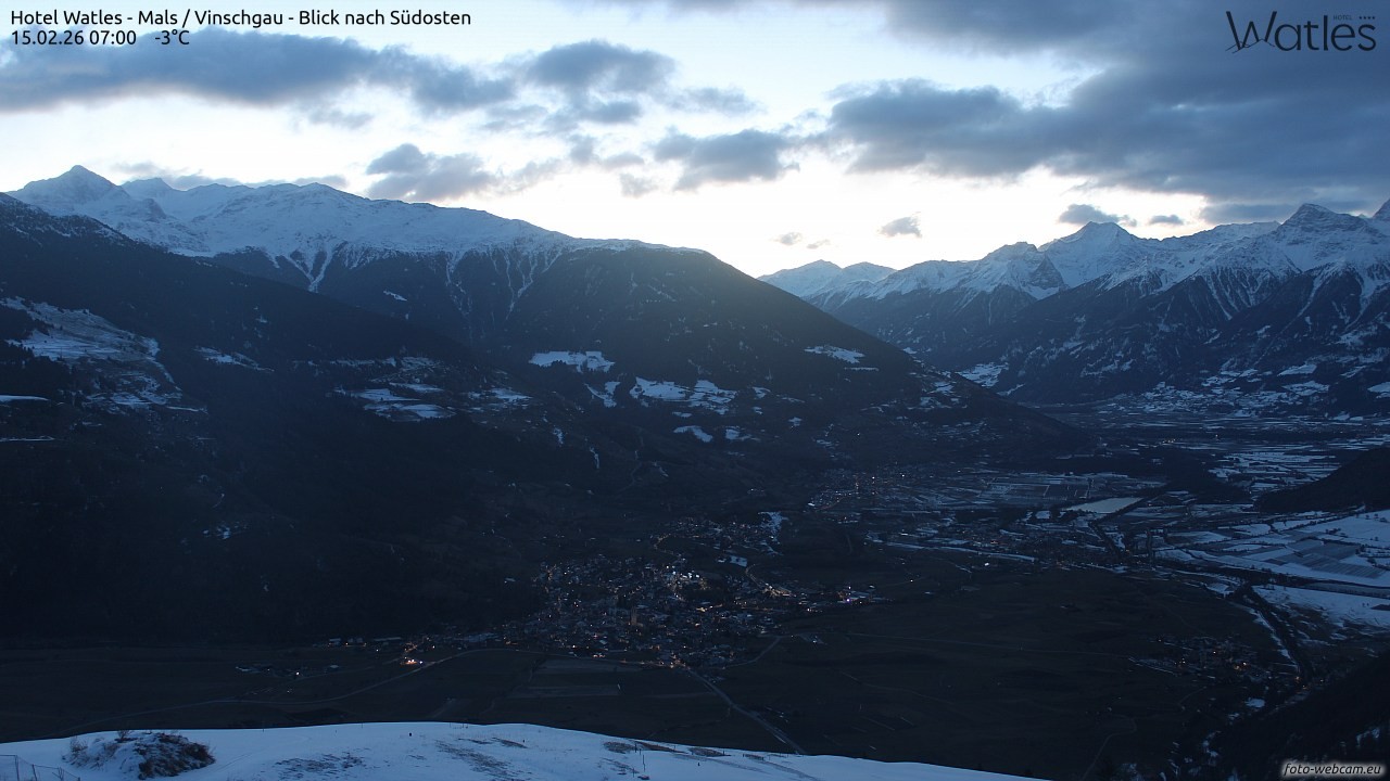 Archiv Foto Webcam Panoramablick vom Hotel Watles