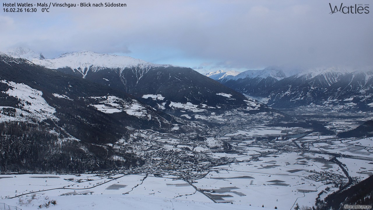 Archiv Foto Webcam Panoramablick vom Hotel Watles