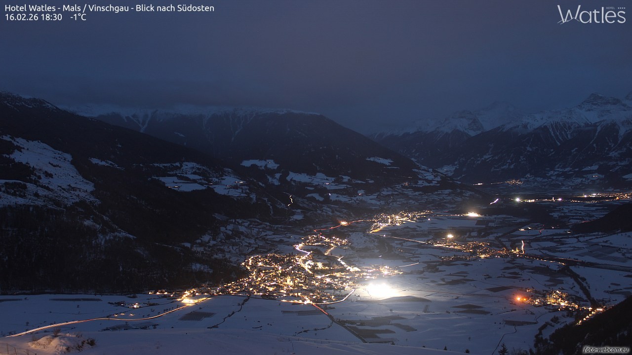 Archiv Foto Webcam Panoramablick vom Hotel Watles