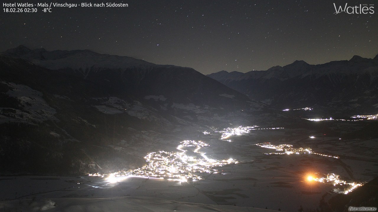 Archiv Foto Webcam Panoramablick vom Hotel Watles