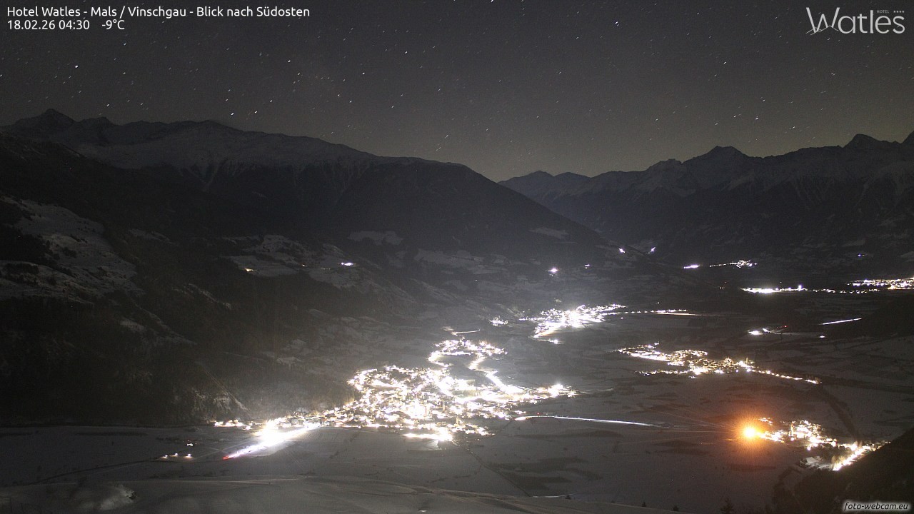 Archiv Foto Webcam Panoramablick vom Hotel Watles