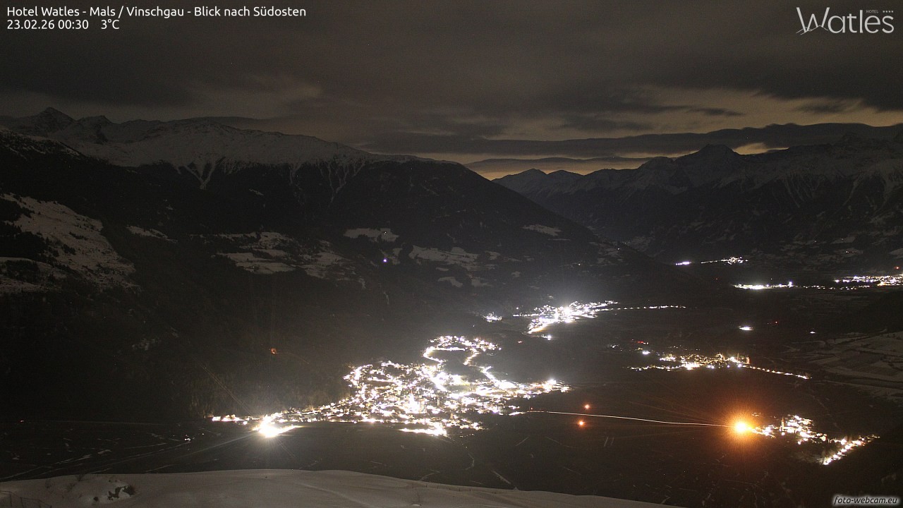 Archiv Foto Webcam Panoramablick vom Hotel Watles