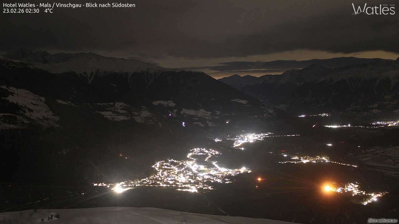 Archiv Foto Webcam Panoramablick vom Hotel Watles