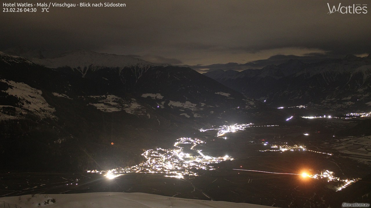 Archiv Foto Webcam Panoramablick vom Hotel Watles