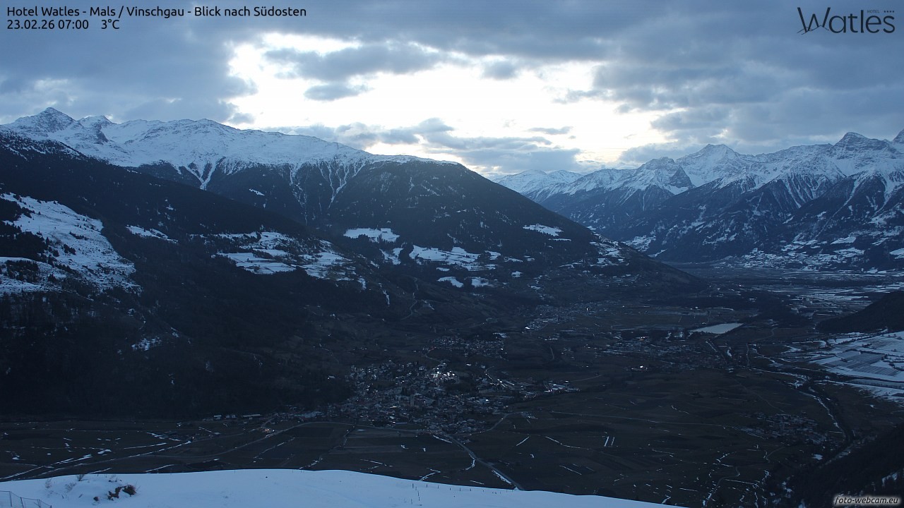 Archiv Foto Webcam Panoramablick vom Hotel Watles