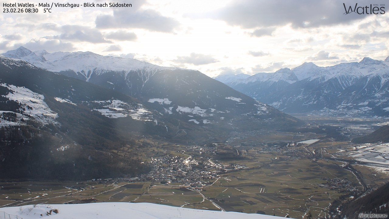 Archiv Foto Webcam Panoramablick vom Hotel Watles