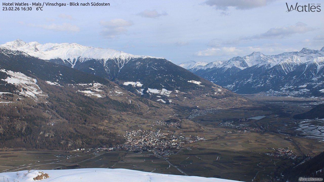 Archiv Foto Webcam Panoramablick vom Hotel Watles