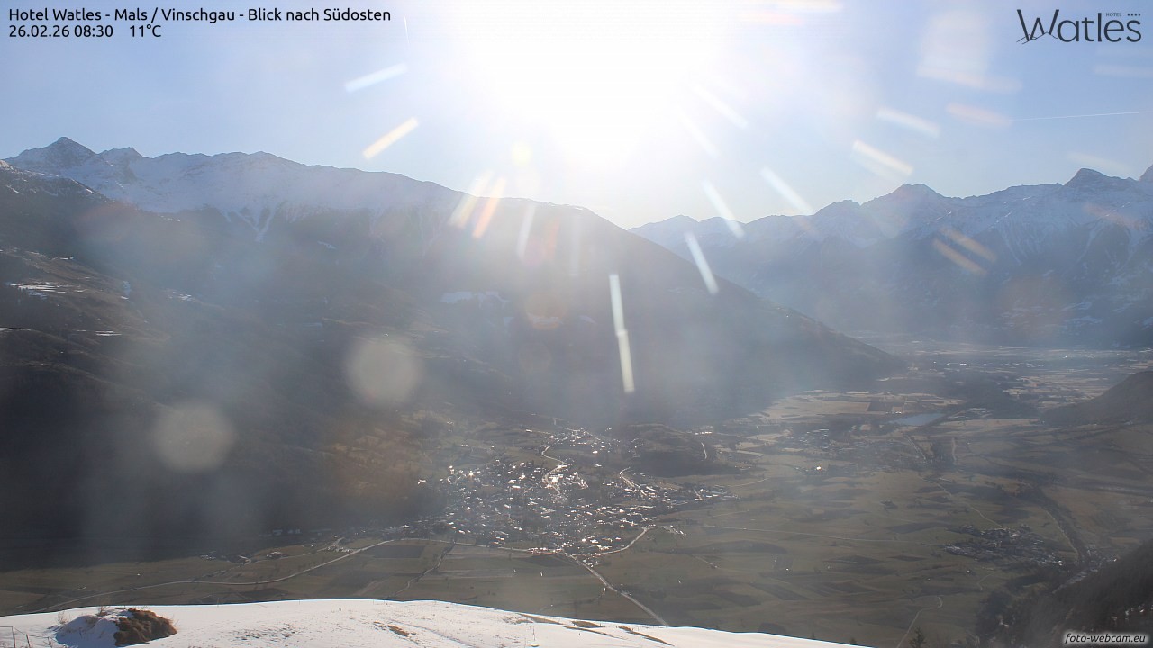 Archived image Webcam Hotel Watles