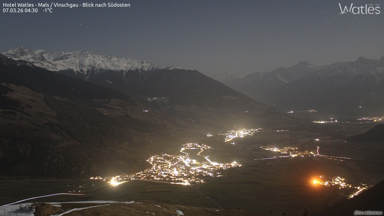 Archiv Foto Webcam Panoramablick vom Hotel Watles