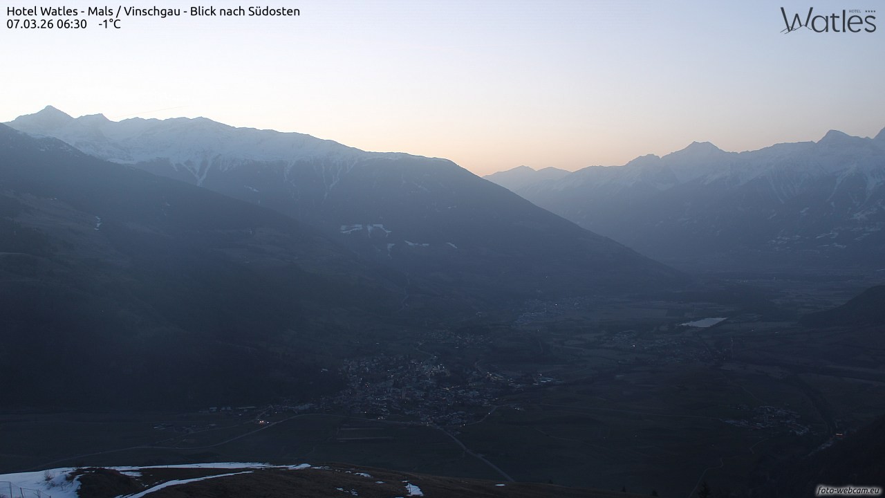 Archiv Foto Webcam Panoramablick vom Hotel Watles