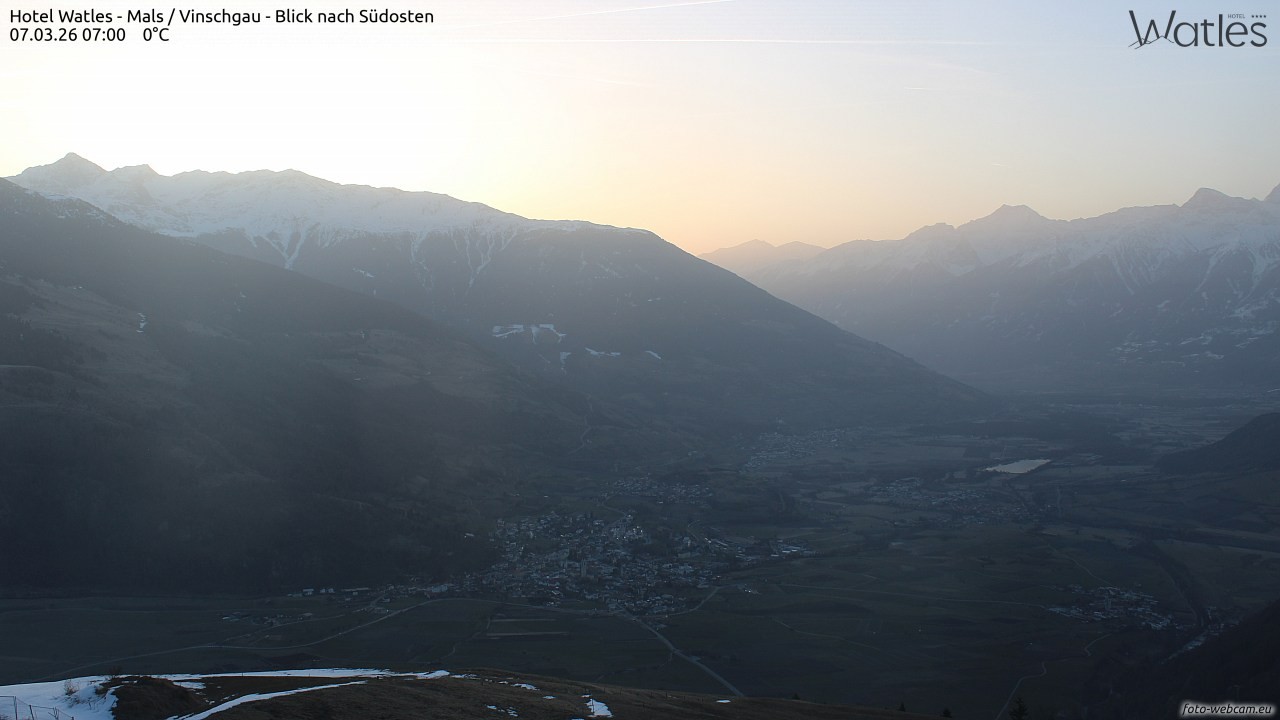 Archiv Foto Webcam Panoramablick vom Hotel Watles