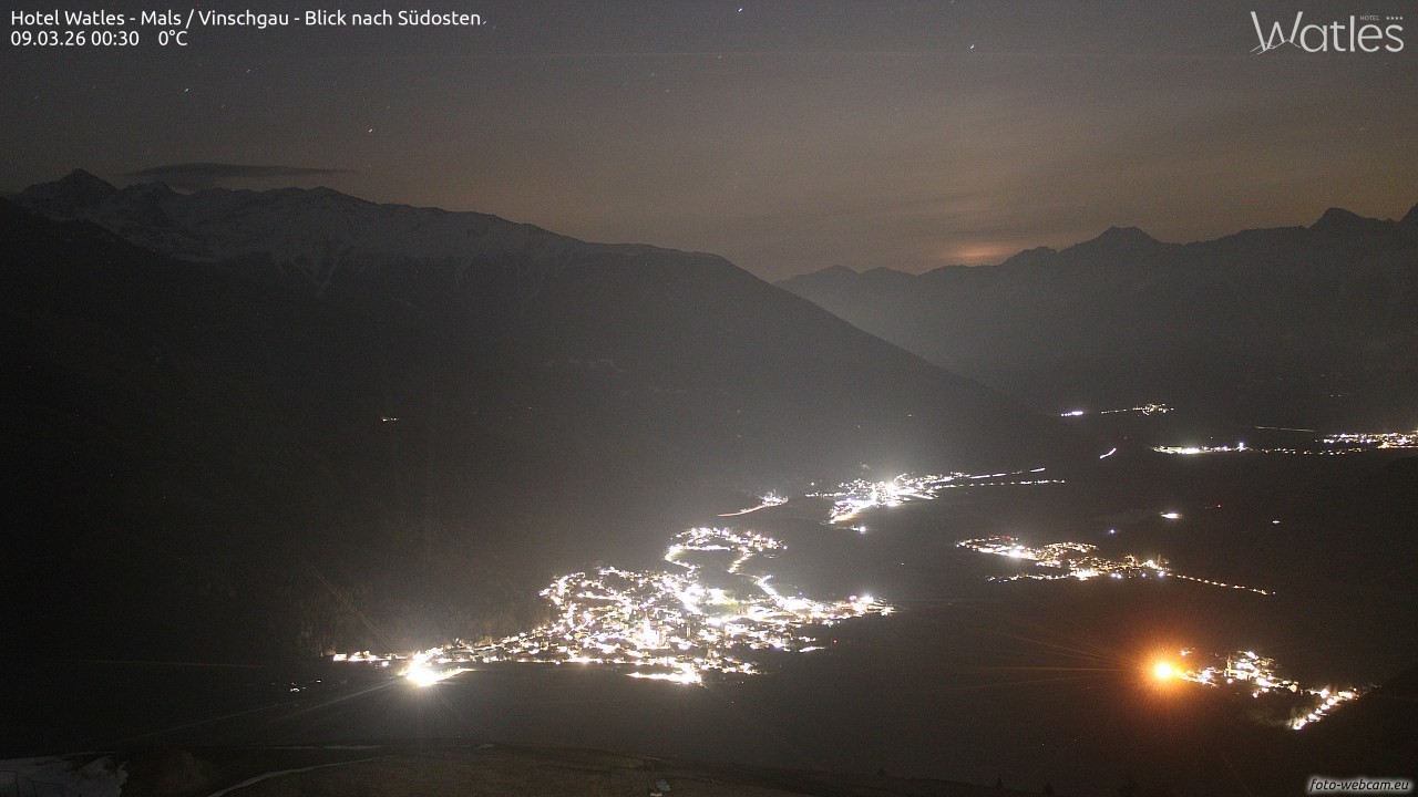 Archiv Foto Webcam Panoramablick vom Hotel Watles