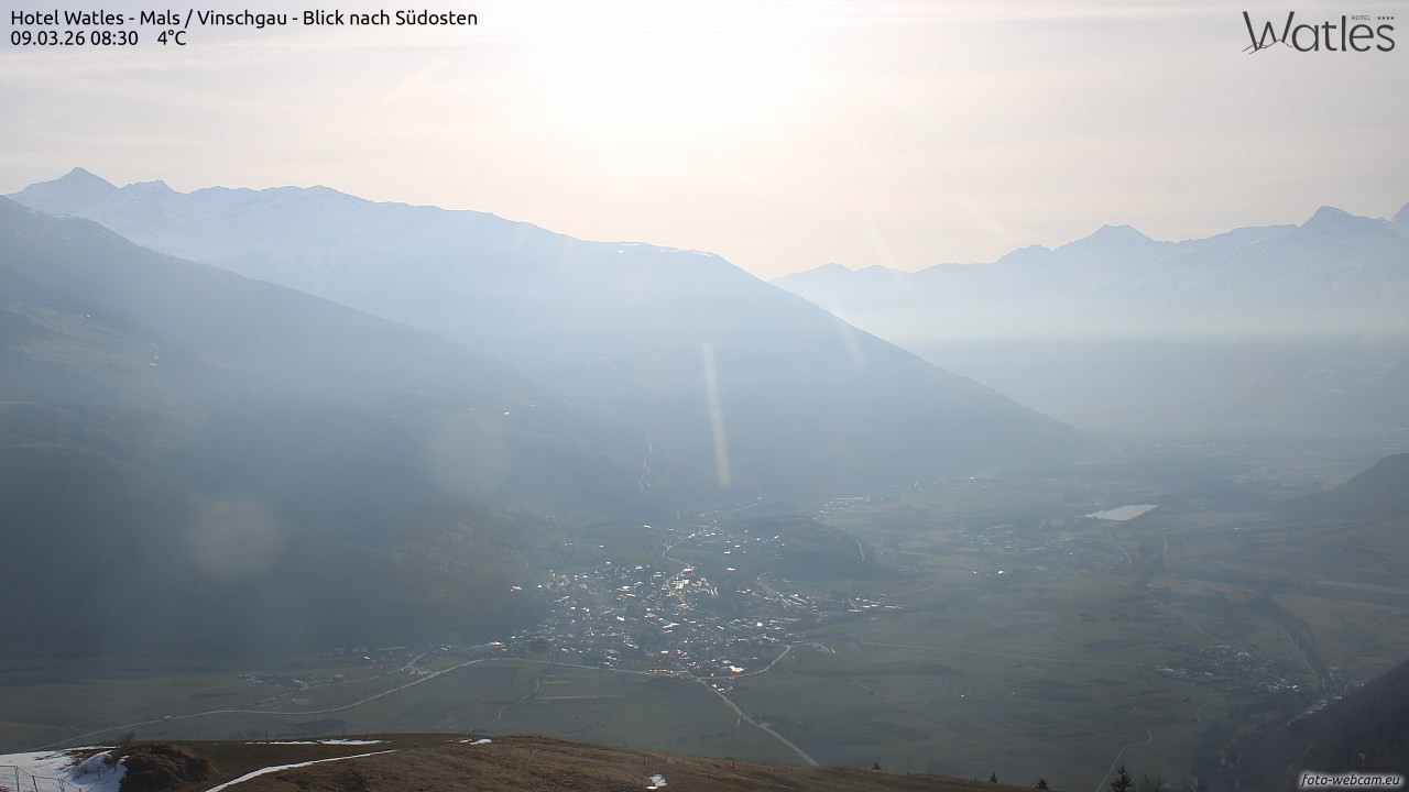 Archiv Foto Webcam Panoramablick vom Hotel Watles