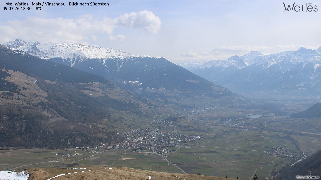 Archiv Foto Webcam Panoramablick vom Hotel Watles