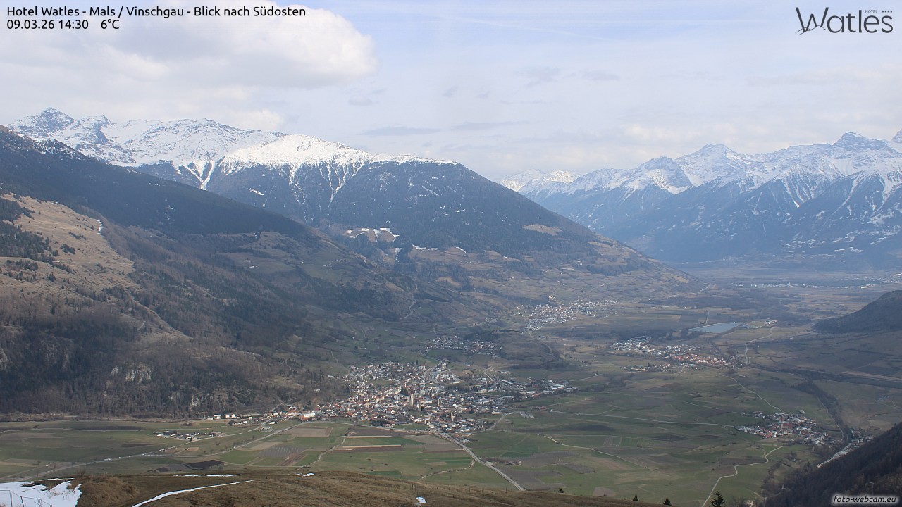 Archiv Foto Webcam Panoramablick vom Hotel Watles