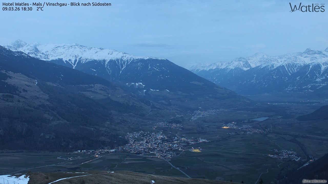 Archiv Foto Webcam Panoramablick vom Hotel Watles