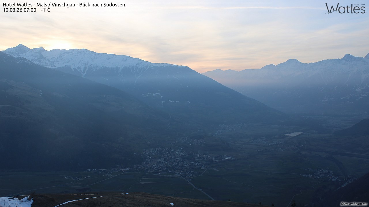 Archiv Foto Webcam Panoramablick vom Hotel Watles