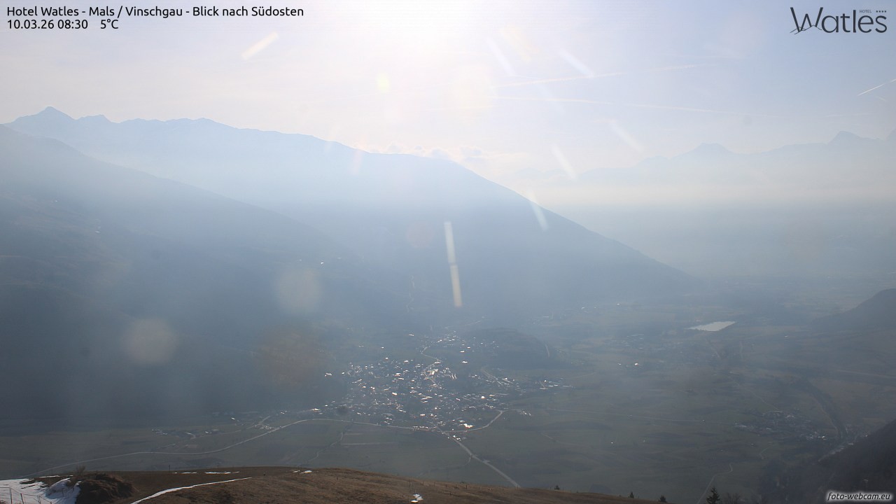 Archiv Foto Webcam Panoramablick vom Hotel Watles