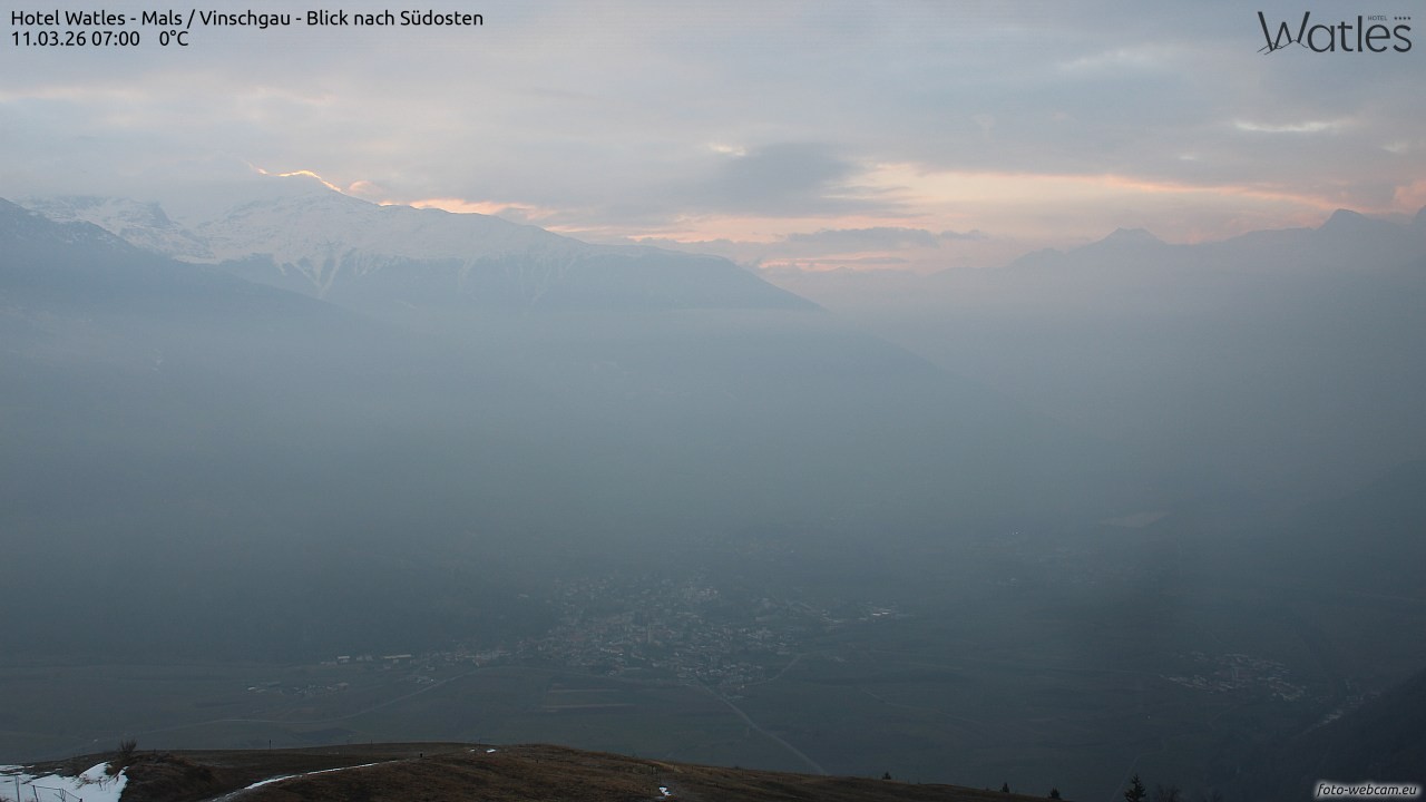 Archiv Foto Webcam Panoramablick vom Hotel Watles