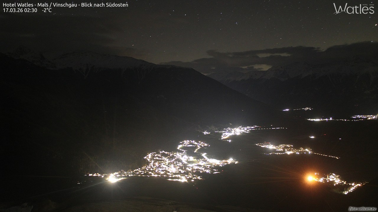 Archiv Foto Webcam Panoramablick vom Hotel Watles