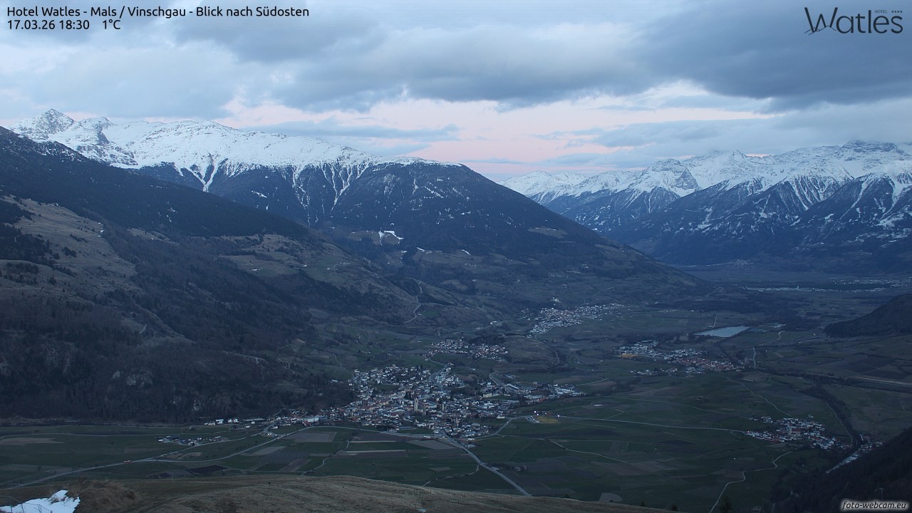 Archiv Foto Webcam Panoramablick vom Hotel Watles