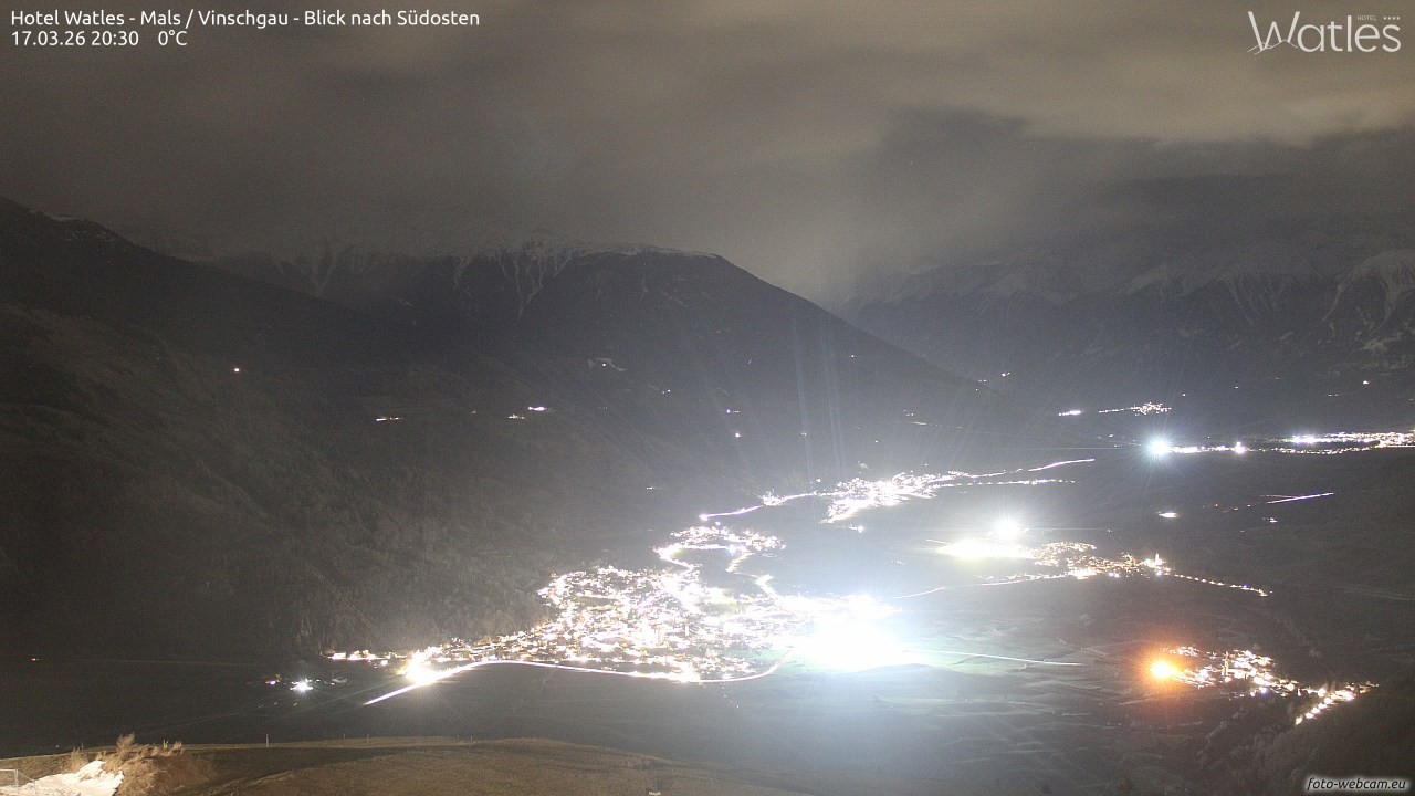 Archiv Foto Webcam Panoramablick vom Hotel Watles