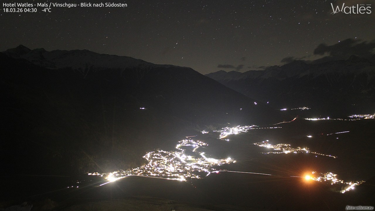 Archiv Foto Webcam Panoramablick vom Hotel Watles