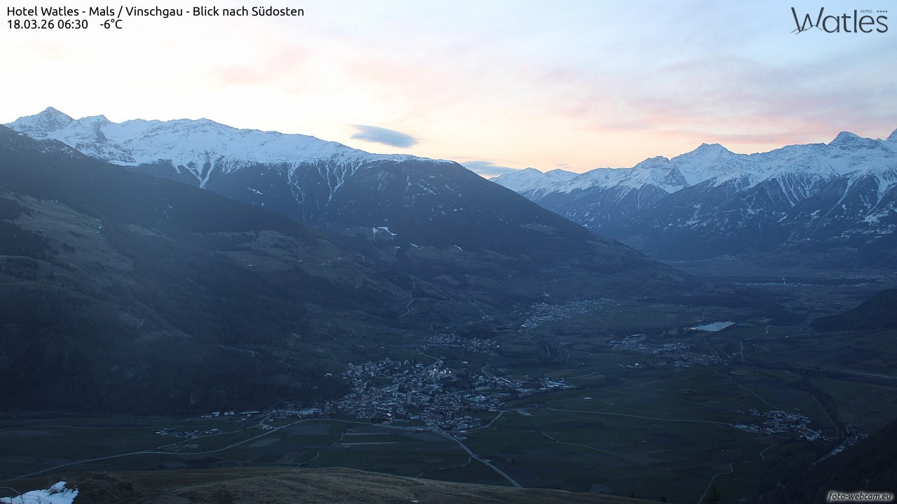 Archiv Foto Webcam Panoramablick vom Hotel Watles