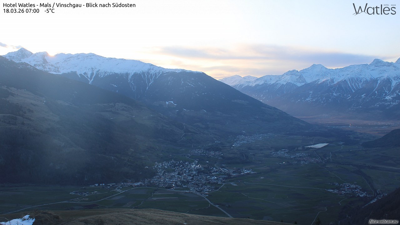 Archiv Foto Webcam Panoramablick vom Hotel Watles