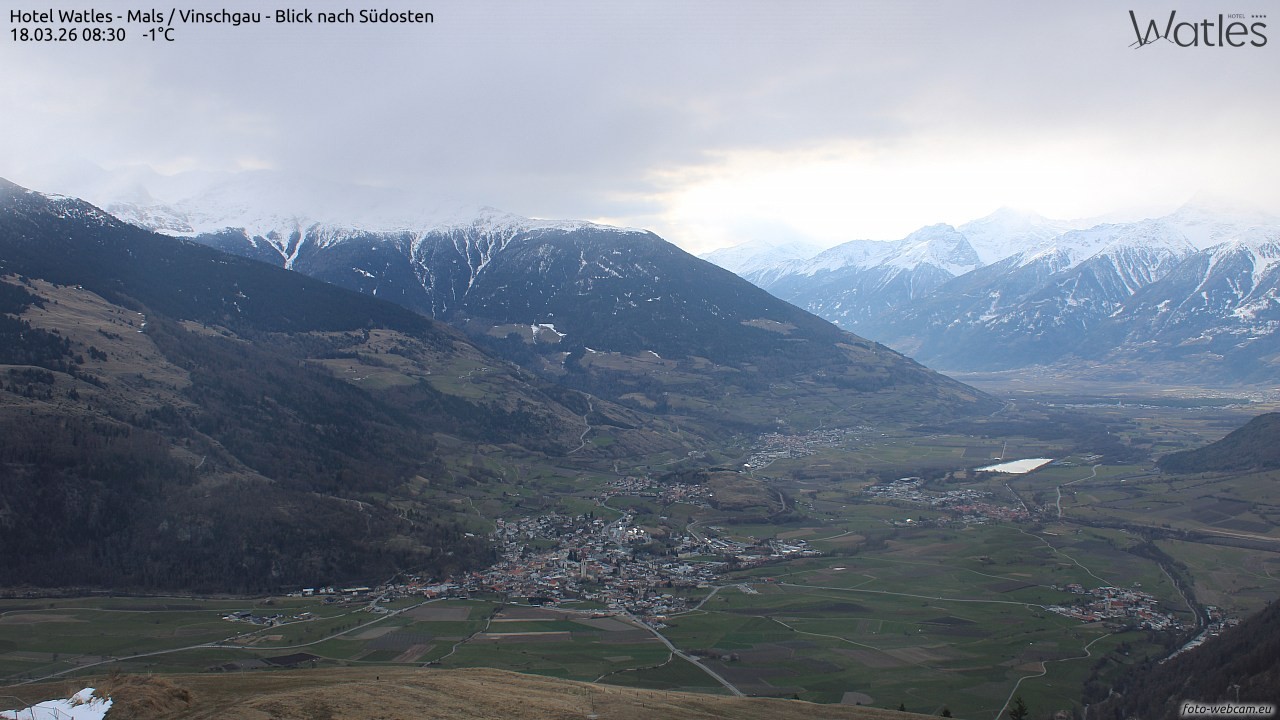 Archiv Foto Webcam Panoramablick vom Hotel Watles