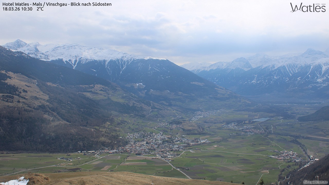 Archiv Foto Webcam Panoramablick vom Hotel Watles