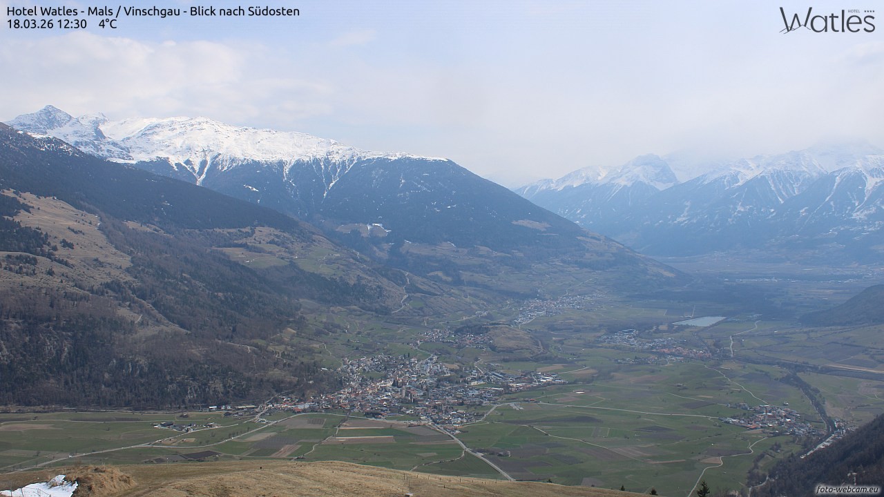 Archiv Foto Webcam Panoramablick vom Hotel Watles