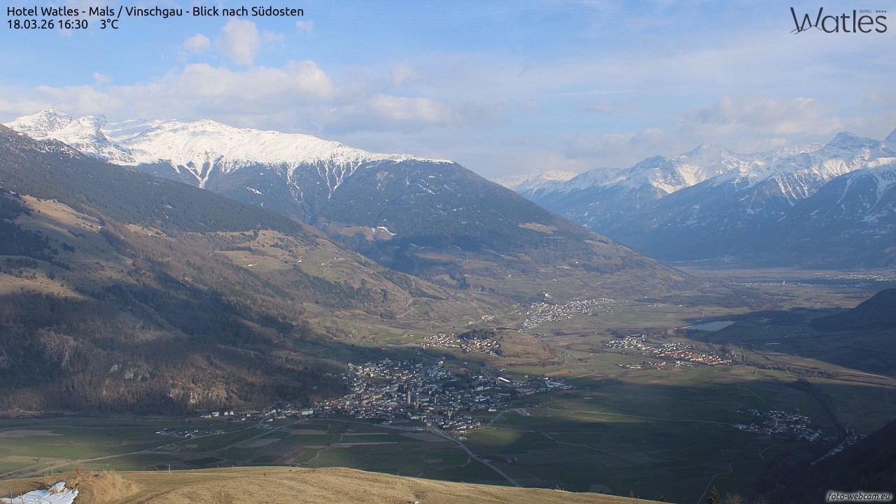 Archiv Foto Webcam Panoramablick vom Hotel Watles