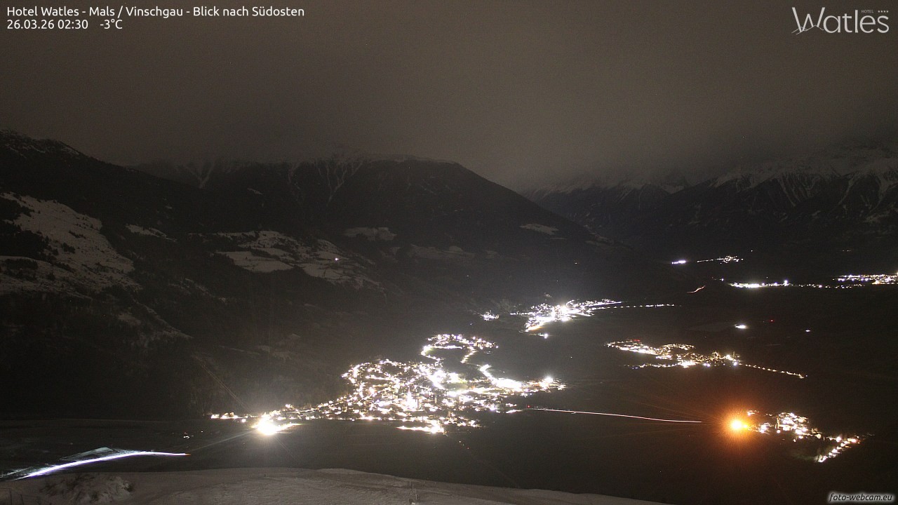 Archiv Foto Webcam Panoramablick vom Hotel Watles