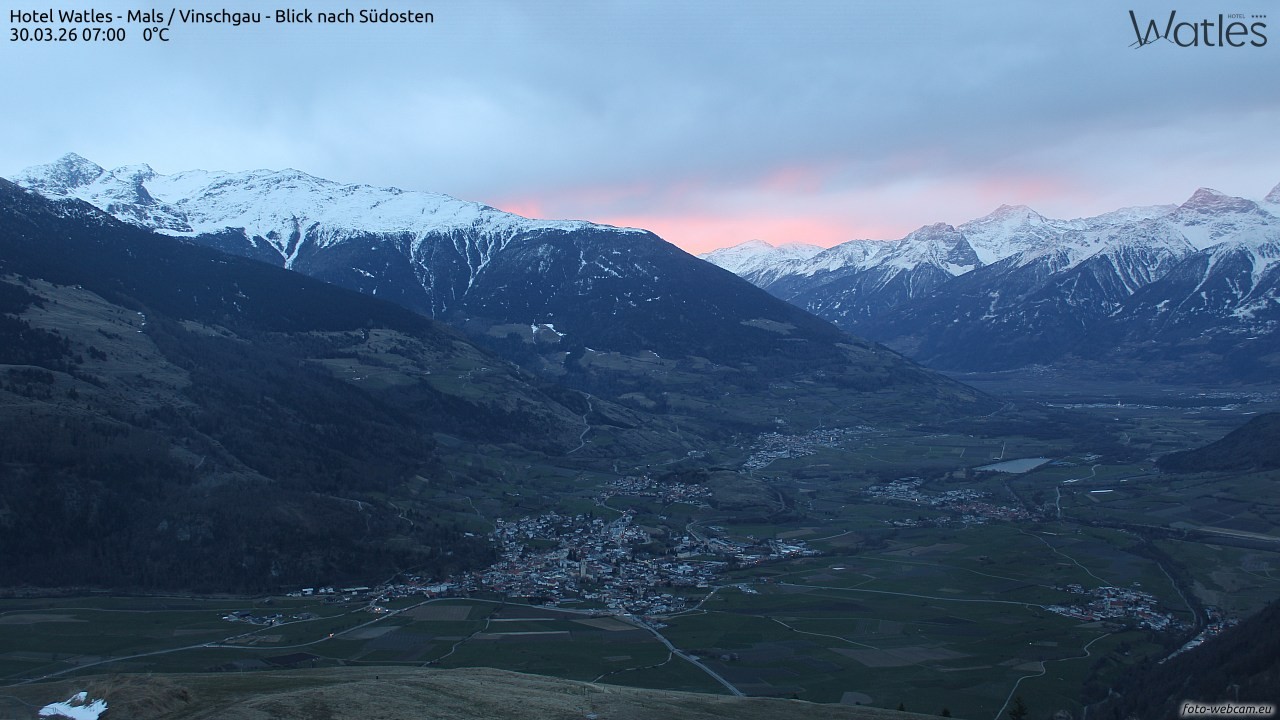 Archiv Foto Webcam Panoramablick vom Hotel Watles