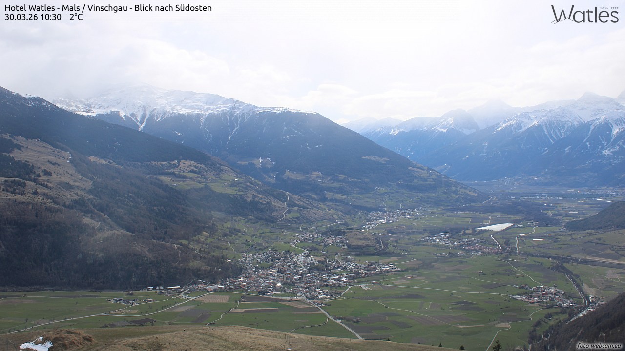 Archiv Foto Webcam Panoramablick vom Hotel Watles